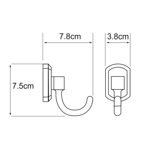 Крючок Wasser Kraft Oder K-3023