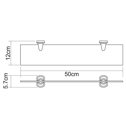 Полка Wasser Kraft Oder K-3024