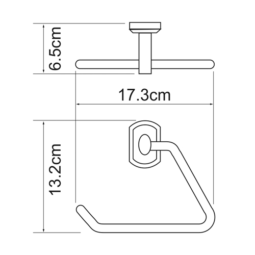 Полотенцедержатель Wasser Kraft Oder K-3061