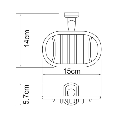 Мыльница Wasser Kraft Oder K-3069