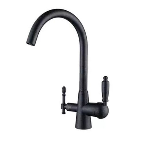 Смеситель Kaiser Vincent 31744-2 Black Marble для кухни под фильтр