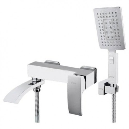 Смеситель Gappo Jacob G3207-8 для ванны, хром-белый