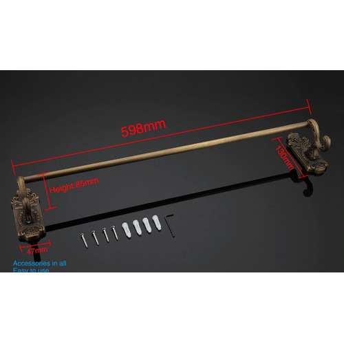 Полотенцедержатель Gappo G3601 бронза 60 см