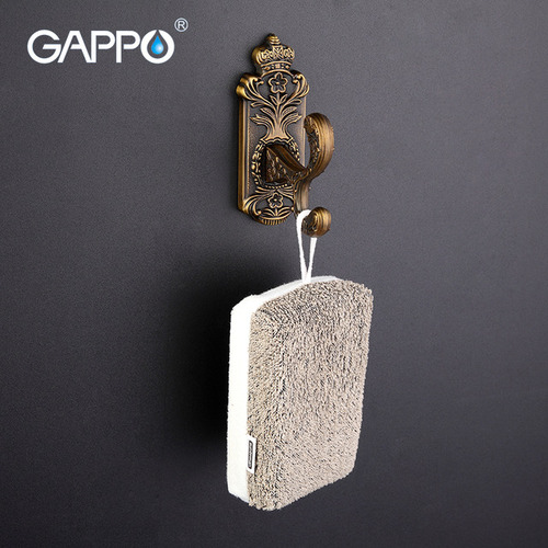 Крючок двойной Gappo G3605 бронза