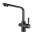 Смеситель Kaiser Decor 40144-2 для кухни под фильтр, черный мрамор