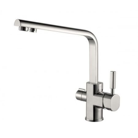 Смеситель Kaiser Decor 40144-5 для кухни под фильтр, серебро