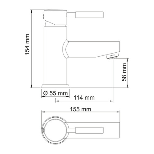 Смеситель Wasser Kraft Main 4103 для раковины