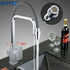 Смеситель для кухни Gappo G4398-4 с гибким изливом и фильтром