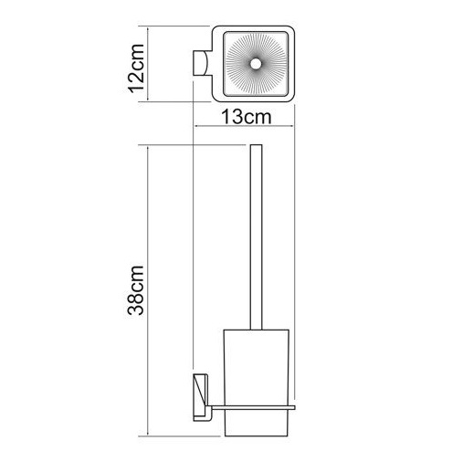 Ершик Wasser Kraft Leine K-5027White