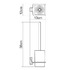 Ершик Wasser Kraft Leine K-5027White