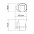 Стакан Wasser Kraft Leine K-5028White