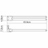 Полотенцедержатель Wasser Kraft Leine K-5031White