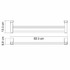 Полотенцедержатель Wasser Kraft Leine K-5040White