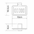 Мыльница Wasser Kraft Leine K-5069White