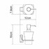 Дозатор Wasser Kraft Leine K-5099White