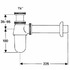 Сифон Hansgrohe 52053000 для раковины