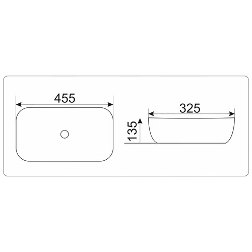 Раковина CeramaLux MNC 548