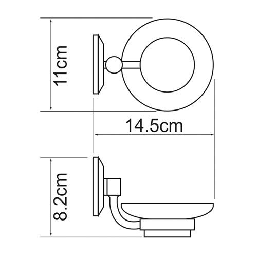Мыльница Wasser Kraft Rhein K-6229