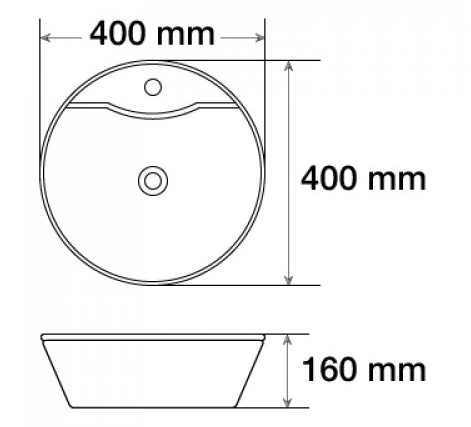 Раковина CeramaLux N 7026В