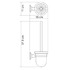Ершик для унитаза Wasser Kraft Ammer K-7027