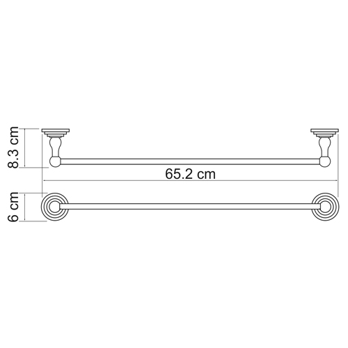 Полотенцедержатель Wasser Kraft Ammer K-7030