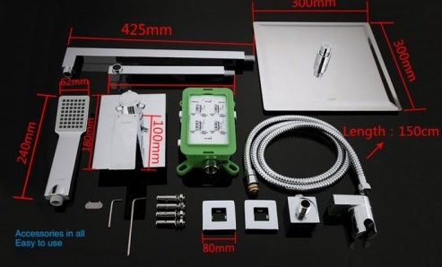 Встраиваемая душевая система Gappo G7102