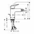 Смеситель Hansgrohe Logis 71200000 для биде