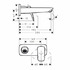 Смеситель Hansgrohe Logis 71220000 для раковины настенный 