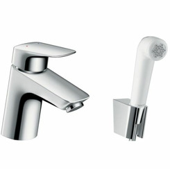 Смеситель Hansgrohe Logis 71290000 для раковины с гигиеническим душем