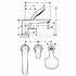 Смеситель Hansgrohe Talis E 71731000 для ванны на борт ванны на 3 отверстия