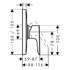 Смеситель Hansgrohe Talis E 71768000 для душа встраиваемый (к ibox universal Highflow)