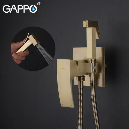Смеситель Gappo Jacob G7207-4 с гигиеническим душем (бронза)