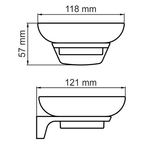 Мыльница Wasser Kraft Elbe K-7229 с держателем