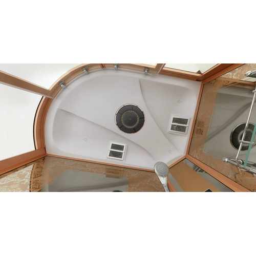 Душевая кабина Niagara Lux 7712G R с гидромассажем Золото