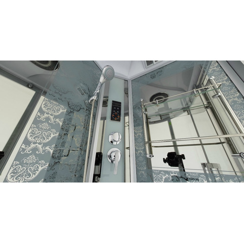 Душевая кабина Niagara Lux 7712W L с гидромассажем Белый
