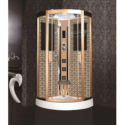 Душевая кабина Niagara Lux 7715G с гидромассажем Золото