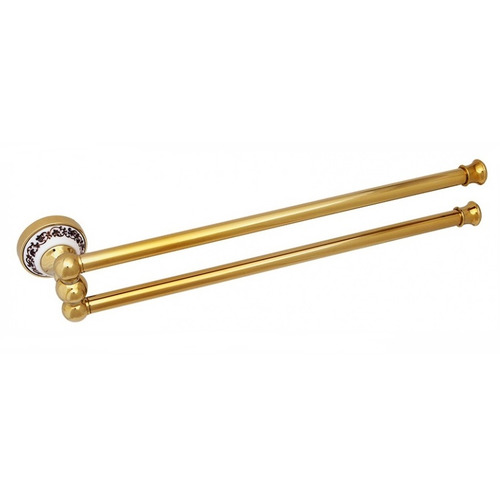 Держатель полотенец рога Fixsen Bogema Gold FX-78502AG золото