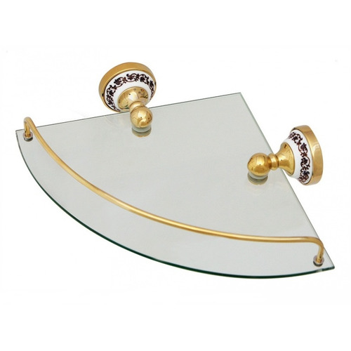 Полка угловая Fixsen Bogema Gold FX-78503AG золото