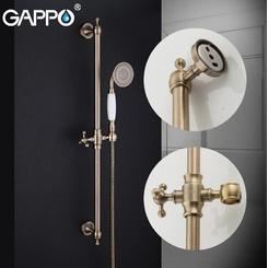 Душевой гарнитур Gappo G8016-4 бронза