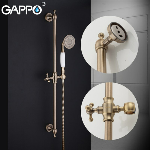 Душевой гарнитур Gappo G8016-4 бронза