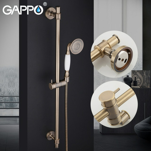 Душевой гарнитур Gappo G8017-4 бронза