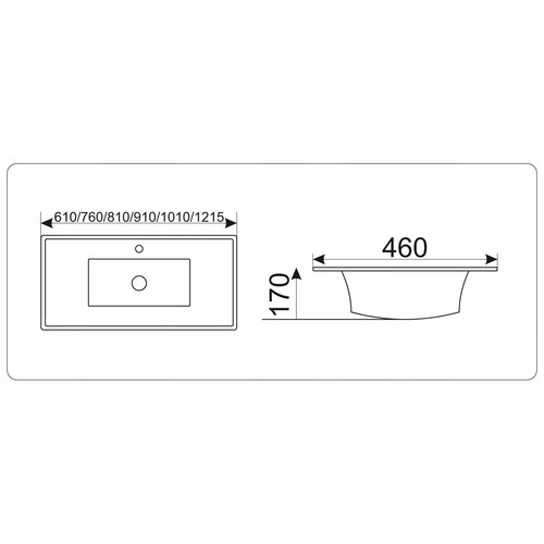 Раковина CeramaLux N JY-807-80