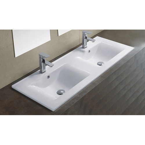 Раковина CeramaLux N YJ 809-120 двойная