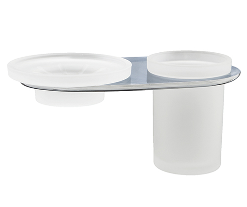 Стакан и мыльница Wasser Kraft Kammel K-8326 с держателем