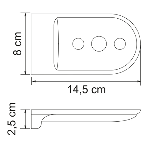 Мыльница решётка Wasser Kraft Kammel K-8369