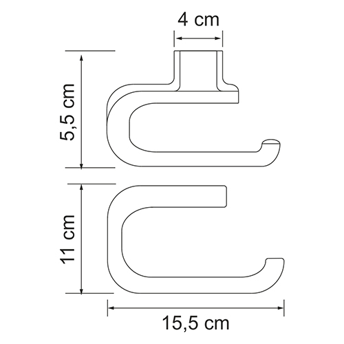 Держатель туалетной бумаги Wasser Kraft Kammel K-8396