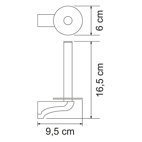 Держатель туалетной бумаги Wasser Kraft Kammel K-8397