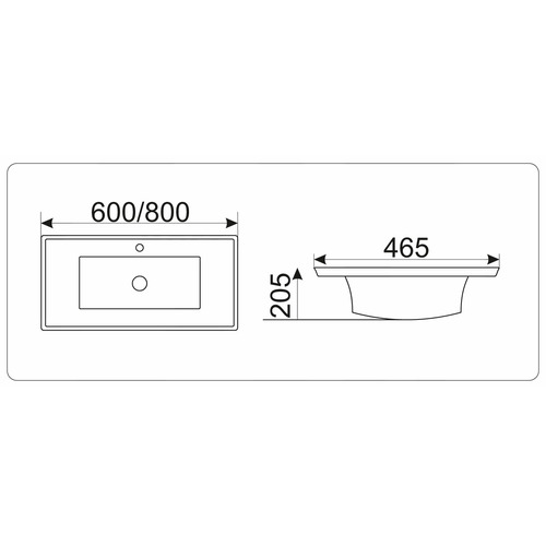 Раковина CeramaLux N NYJ851-60