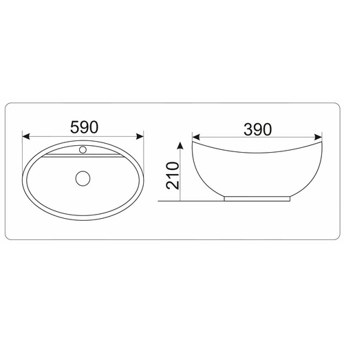 Раковина CeramaLux N 9018