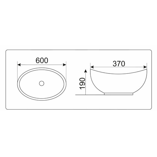 Раковина CeramaLux N 9019